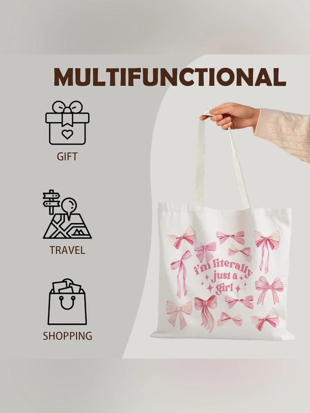 I’m Literally Just A Girl Tote Bag